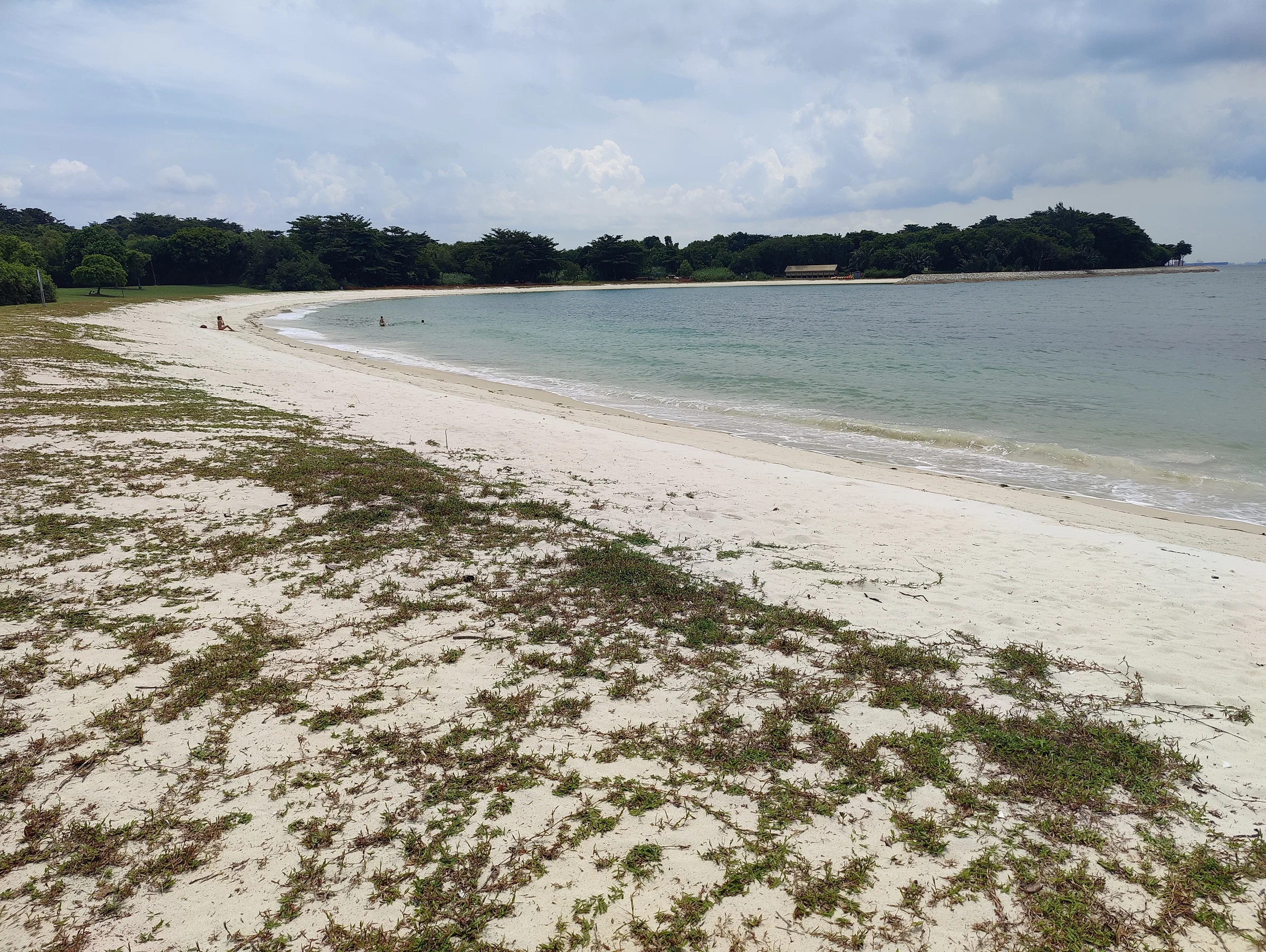 The white-sand crescent and calm lagoon of Lazarus Island, one of Singapore's Southern Islands