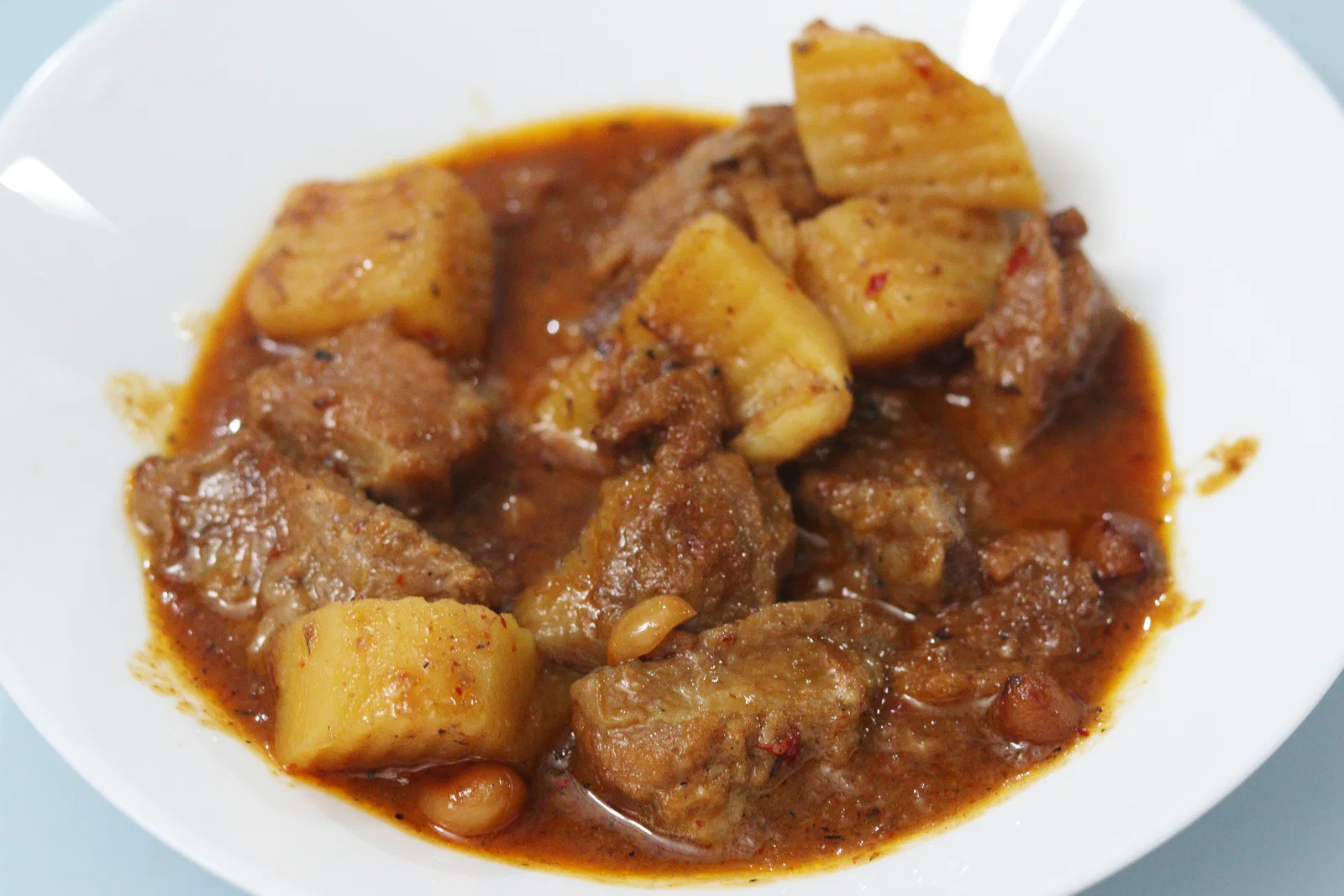 Massaman curry with potatoes, Bangkok