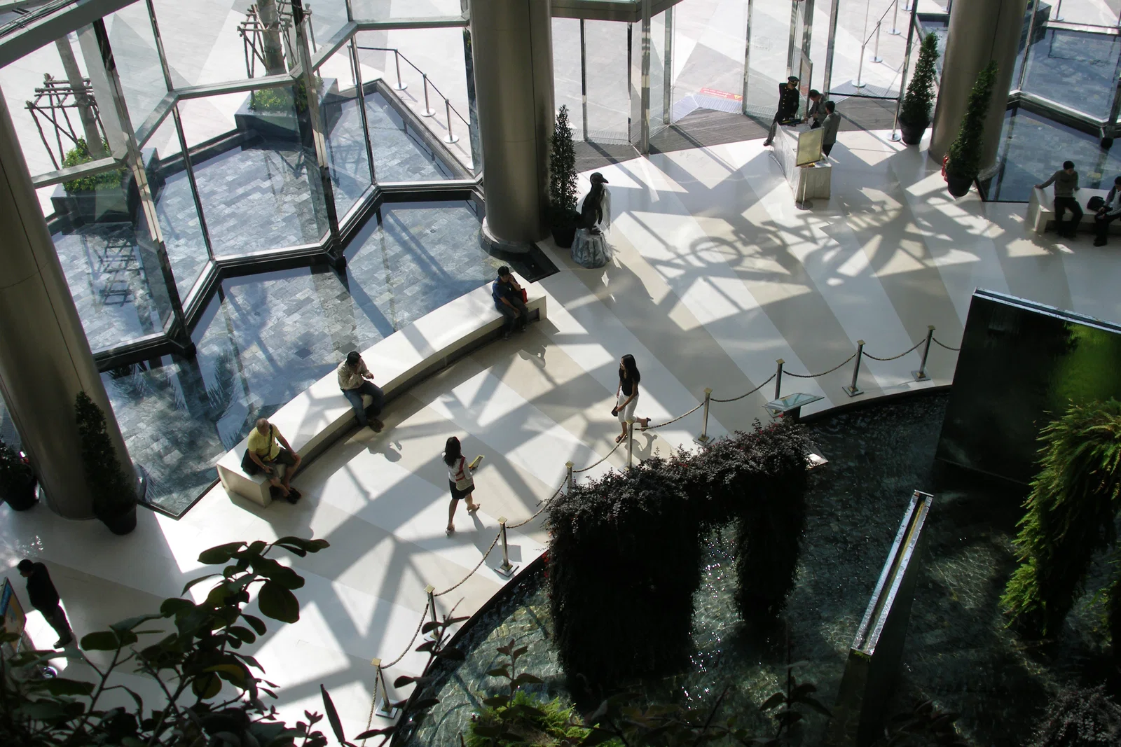 The glass atrium of Siam Paragon, Bangkok