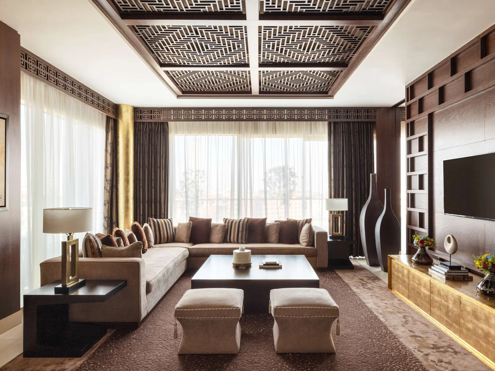الجناح الملكي الآسيوي بغرفتي نوم
