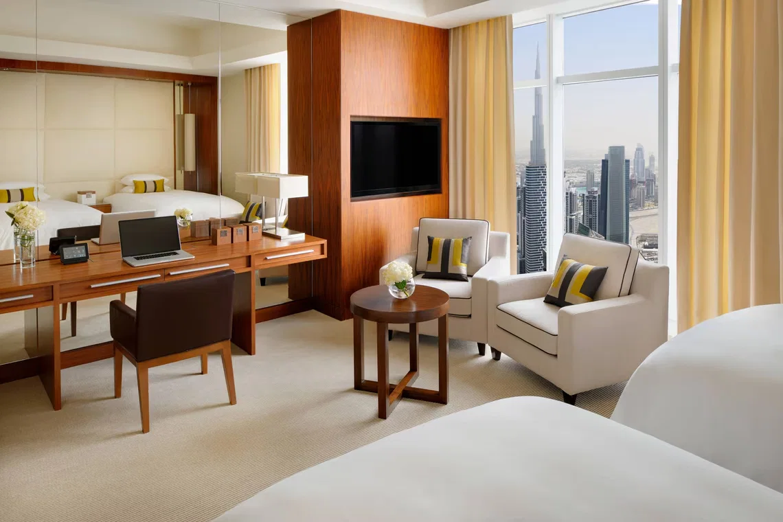 غرفة ديلوكس توين مطلة على البحر