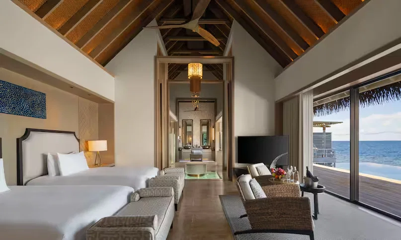 Three-Bedroom Overwater Villa with Two Pools