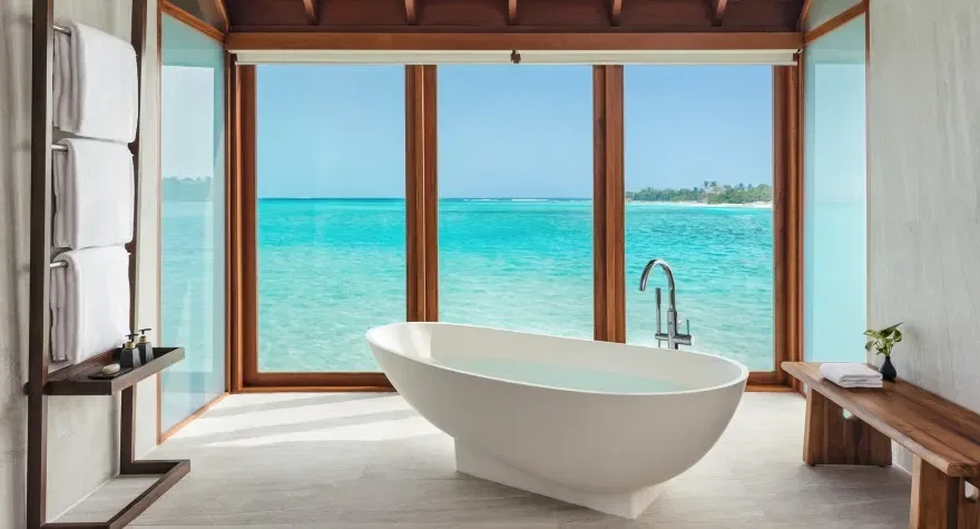Sunrise Over Water Villa