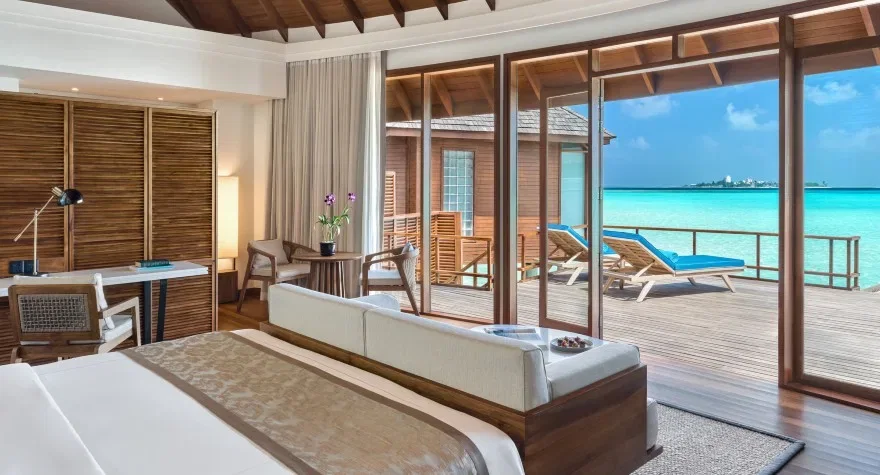 Sunrise Over Water Villa