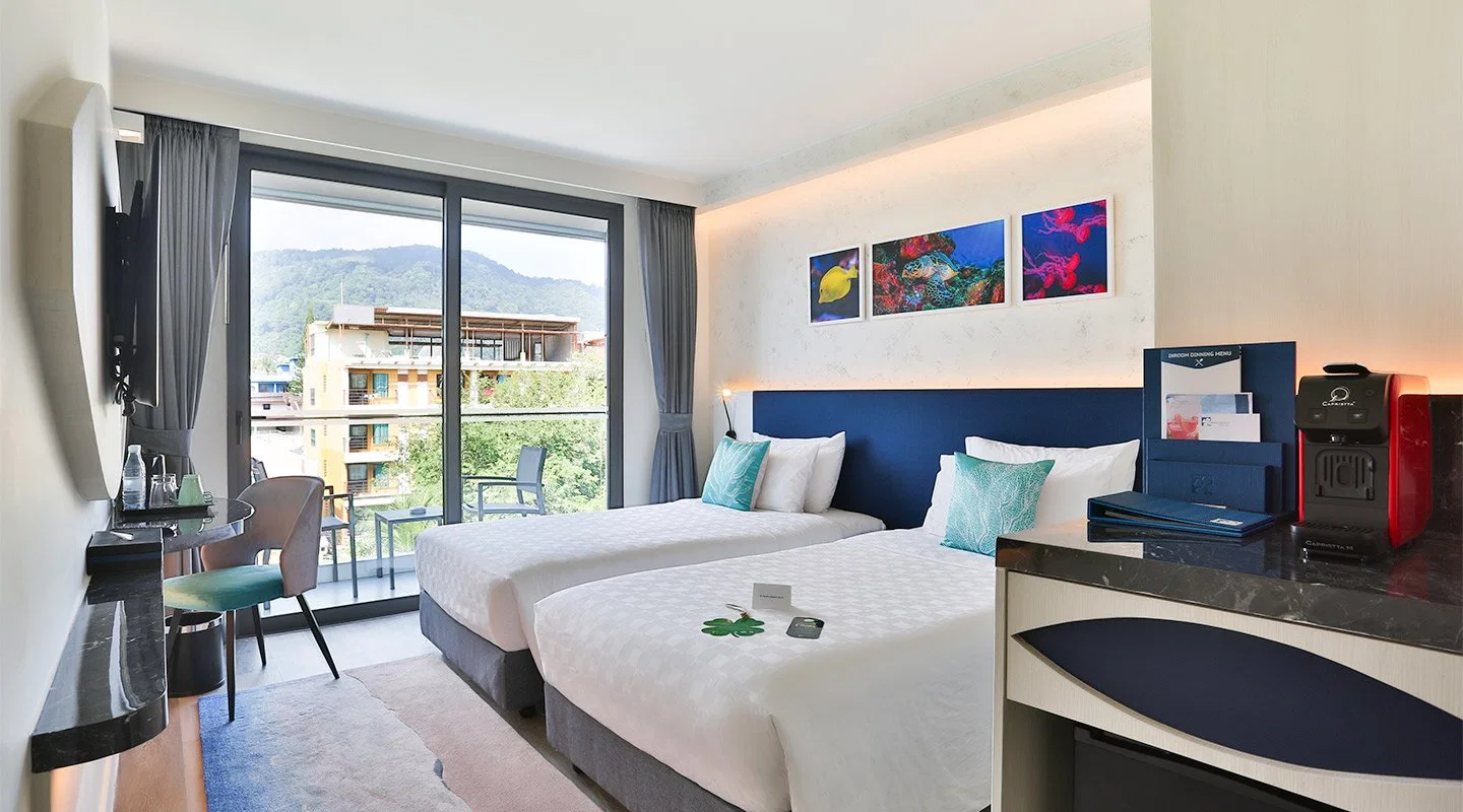 Two Bedrooms Connecting Family Room